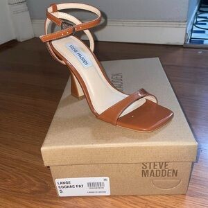 Steve Madden Tan Block Heel Sandals
